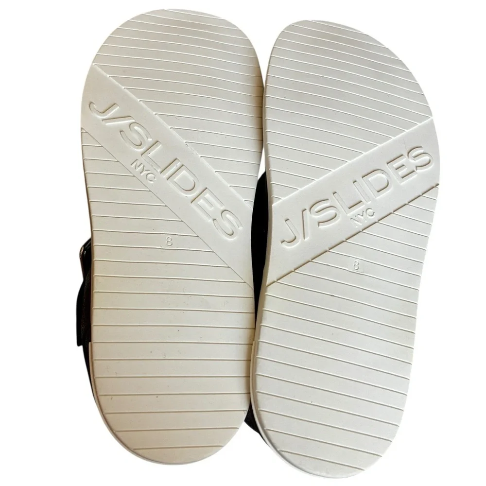 Urban Sport By J Slides Black Metallic Luxe Freya Size 8